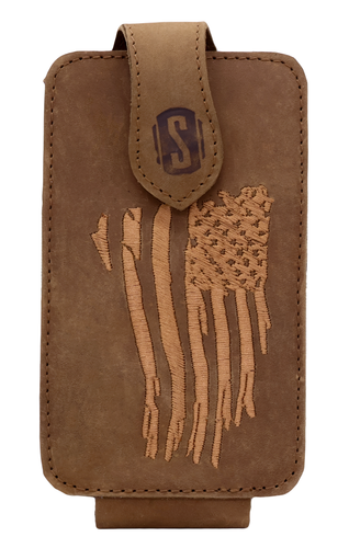 Silverton All Leather Patriot Cell Holster (Tobacco)