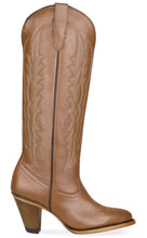 Load image into Gallery viewer, Silverton Destiny All Leather Snip Toe Knee High Boots (Honey)