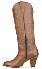 Load image into Gallery viewer, Silverton Destiny All Leather Snip Toe Knee High Boots (Honey)