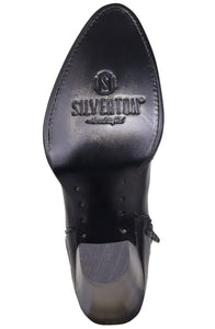 Silverton Destiny All Leather Snip Toe Knee High Boots (Black)