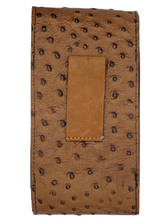 Load image into Gallery viewer, Silverton All Leather Ostrich Print Cell Holster (Honey)