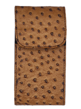 Load image into Gallery viewer, Silverton All Leather Ostrich Print Cell Holster (Honey)