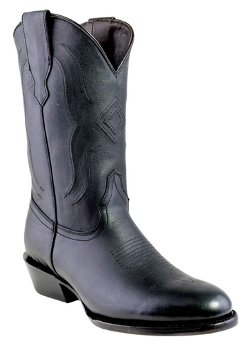 Silverton Easton All Leather Round Toe Boots (Black)