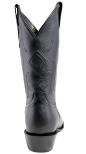 Silverton Easton All Leather Round Toe Boots (Black)