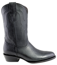 Load image into Gallery viewer, Silverton Easton All Leather Round Toe Boots (Black)
