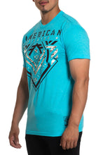 Load image into Gallery viewer, American Fighter Men&#39;s Parkside Short Sleeve T-Shirt (Light Blue) FM14411