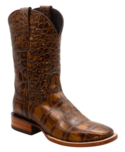 Silverton Blake All Leather Wide Square Toe Boots (Swamp)