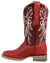 Load image into Gallery viewer, Silverton Mary All Leather Wide Square Toe Boots (Red)