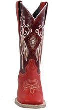 Load image into Gallery viewer, Silverton Mary All Leather Wide Square Toe Boots (Red)