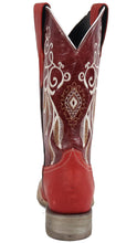 Load image into Gallery viewer, Silverton Mary All Leather Wide Square Toe Boots (Red)