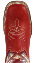 Load image into Gallery viewer, Silverton Mary All Leather Wide Square Toe Boots (Red)