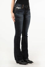 Load image into Gallery viewer, Rock Revival Women&#39;s Jesika B202 Boot Cut Jeans (Dark Blue) RP3108B202-25