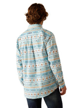 Load image into Gallery viewer, Ariat Men&#39;s Gorman Aztec Print Shirt (Turquoise) 10054640