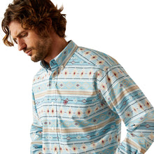 Load image into Gallery viewer, Ariat Men&#39;s Gorman Aztec Print Shirt (Turquoise) 10054640