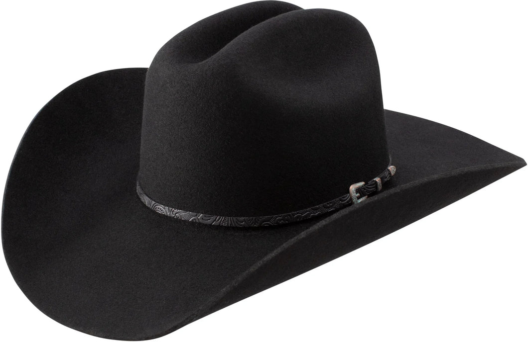 Stetson Red Rocks 3X Felt Cowboy Hat (Black) SWREDR-7242