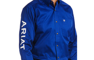 Ariat Men's Team Logo Twill Fitted Button Down Shirt