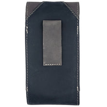 Load image into Gallery viewer, Silverton All Leather Arrowhead Cell Holster (Black/Grey)