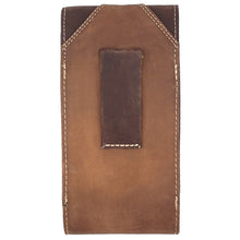 Load image into Gallery viewer, Silverton All Leather Arrowhead Cell Holster (Tobacco/Brown)