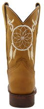 Load image into Gallery viewer, Silverton Dreamcatcher All Leather Wide Square Toe Boots (Honey)