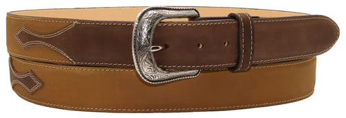 Silverton Arrow All Leather Western Belt (Brown/Honey)