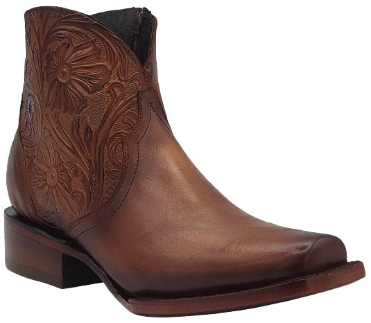 Silverton Nelly All Leather Square Toe Short Boots (Honey) – Western Bargain