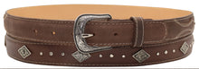 Load image into Gallery viewer, Belt  West Concho 5D Diamond  (Brown)