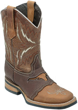 Load image into Gallery viewer, Silverton Longhorn All Leather Square-Toe Boots (Tobacco)