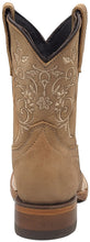 Load image into Gallery viewer, Silverton Kids Jennifer All Leather Square Toe Boots (Beige)