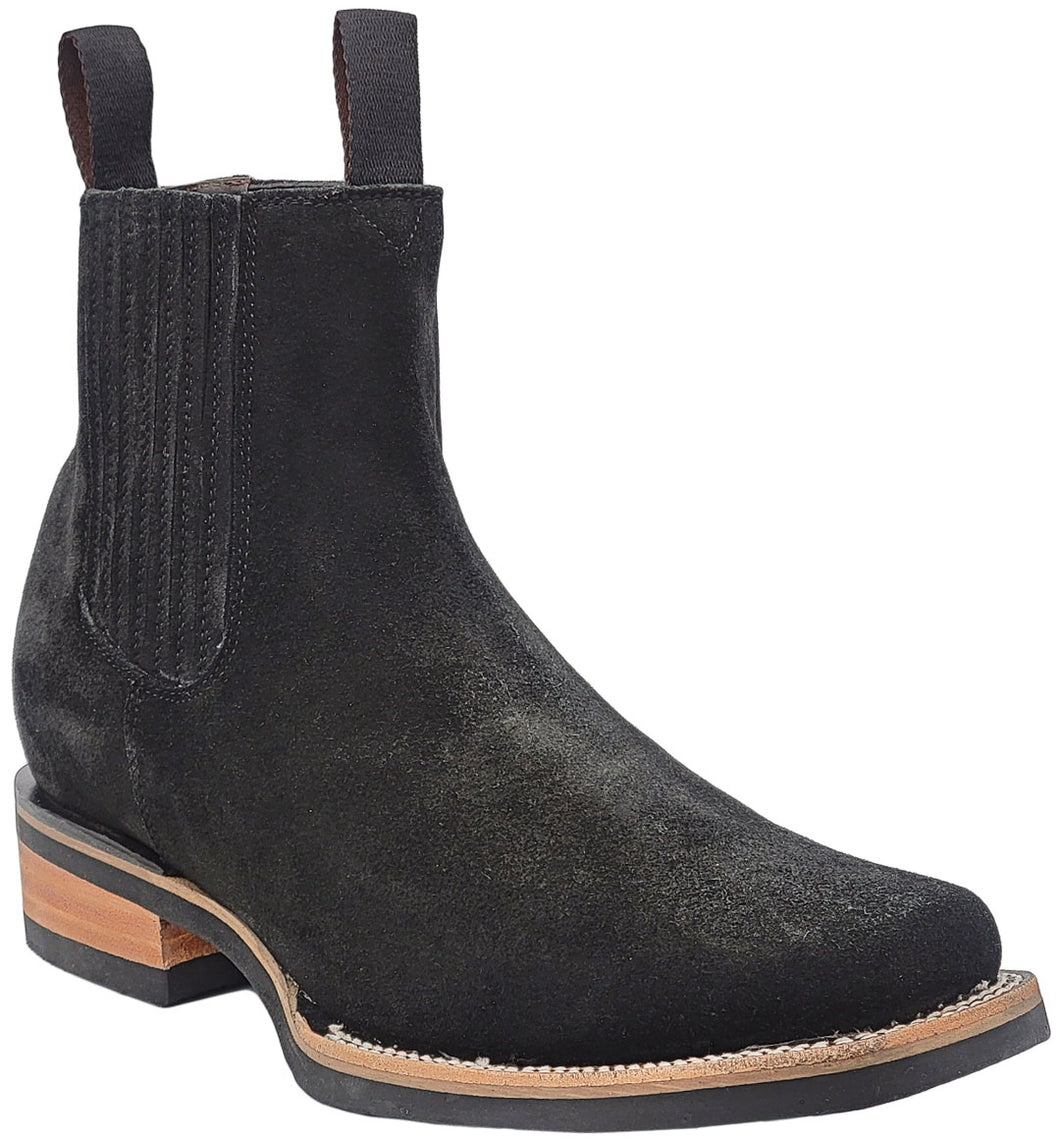 Square toe hotsell suede boots